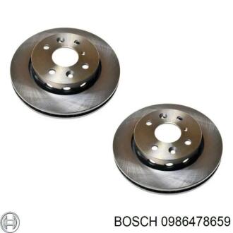 Гальмівний диск двосторонній на передній міст вентильований 4 промаслений Polcar BS0986478659