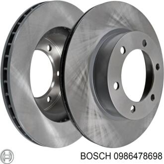 Гальмівний диск двосторонній на передній міст вентильований 6 промаслений Polcar BS0986478698