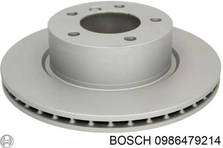 Торзмозной диск двухсторонний на передний мост вентилируемый 5 лакированный Polcar BS0986479214