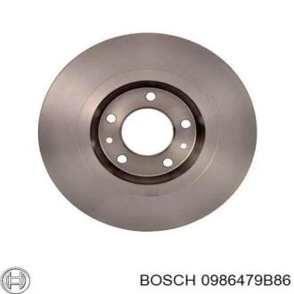 Гальмівний диск двосторонній на задній міст повний (невентильований) 5 Polcar BS0986479B86