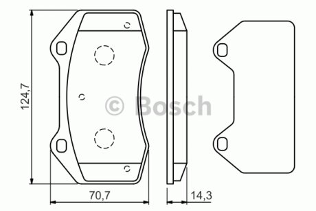 Тормозные колодки Polcar BS0986494551