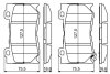 Гальмівні колодки Polcar BS0986494707 (фото 1)