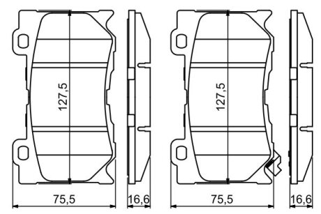 Тормозные колодки Polcar BS0986494707