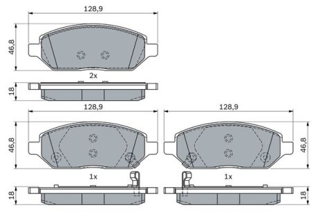 Тормозные колодки Polcar BS0986494906