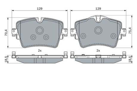 Тормозные колодки Polcar BS0986494940