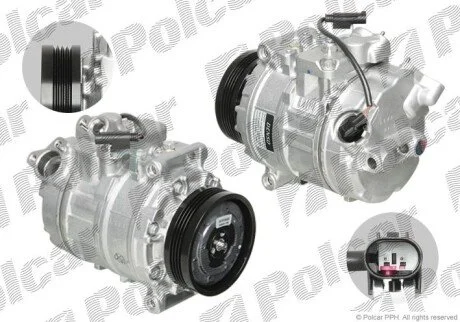 Компрессор кондиционера (новый) Polcar DCP05020