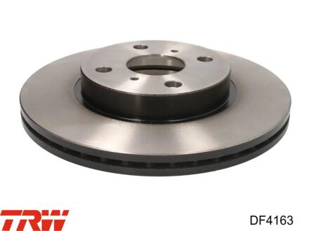 Торзмозной диск двухсторонний на передний мост вентилируемый 4 лакированный Polcar DF4163