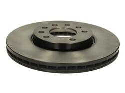 Торзмозной диск двухсторонний на передний мост вентилируемый 7 лакированный Polcar DF4293