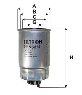 Паливний фільтр, що накручується, дизель Polcar FLPP968/5