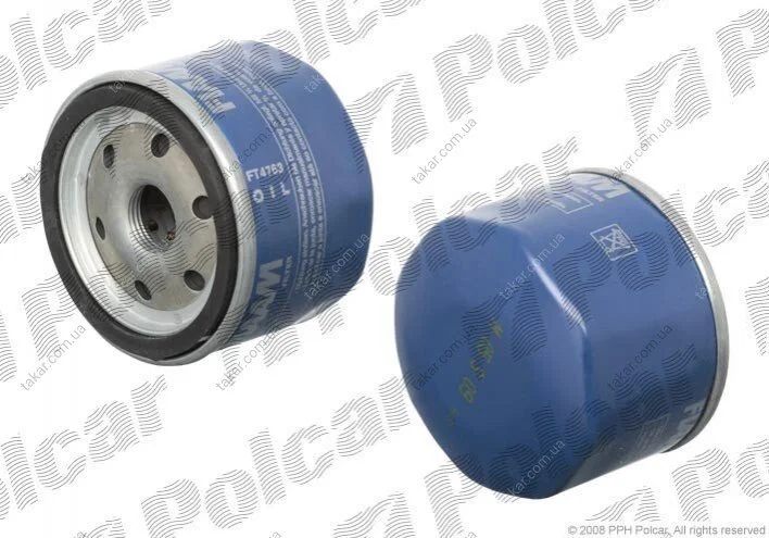Масляний фільтр гвинт накручуваний Polcar FT4763 (фото 1)