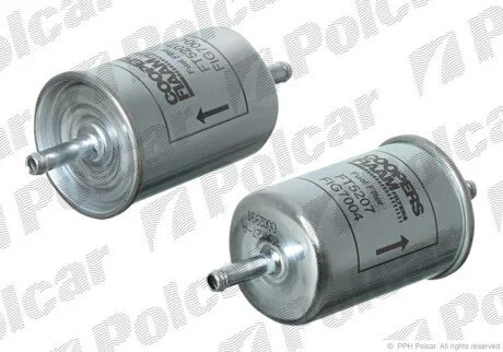 Паливний прямоточний фільтр бензин Polcar FT5207