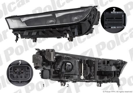 Фара основная Polcar HL1EX014952511