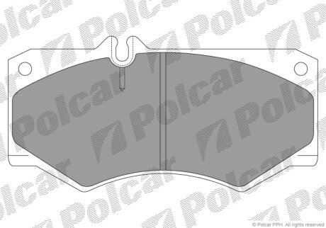 Тормозные колодки Polcar IE140405