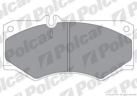 Гальмівні колодки Polcar IE140405