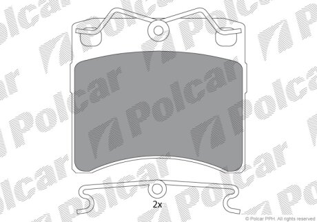 Тормозные колодки Polcar IE140895