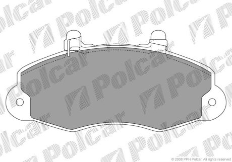 Тормозные колодки Polcar IE140896-203