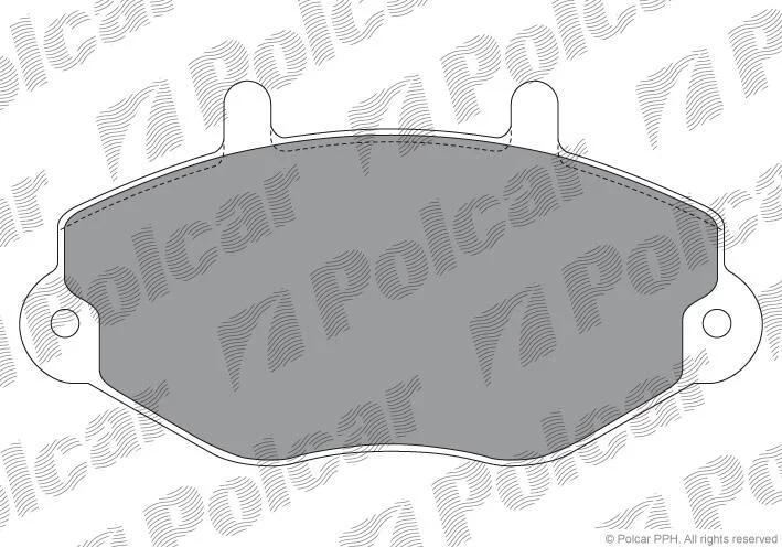 Гальмівні колодки Polcar IE140897 (фото 1)
