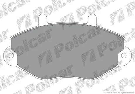Гальмівні колодки Polcar IE140897