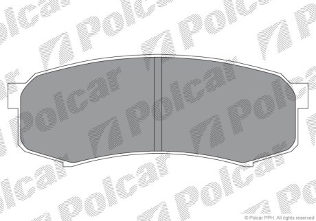 Тормозные колодки Polcar IE141027