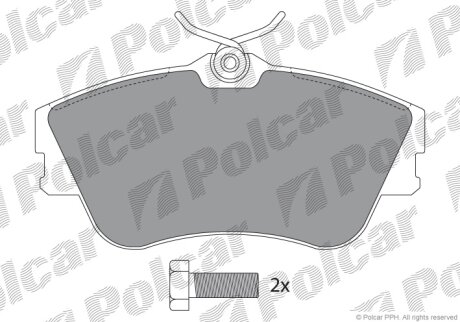 Тормозные колодки Polcar IE141049-700