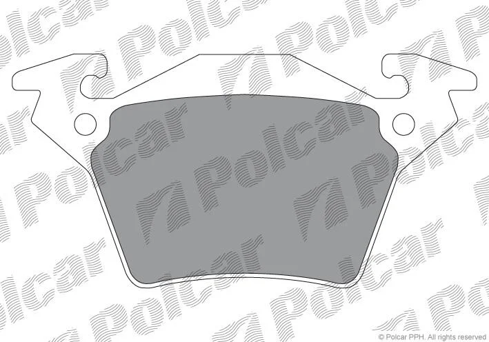 Гальмівні колодки Polcar IE141284 (фото 1)