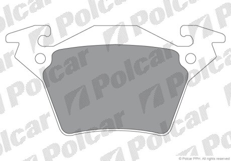 Гальмівні колодки Polcar IE141284