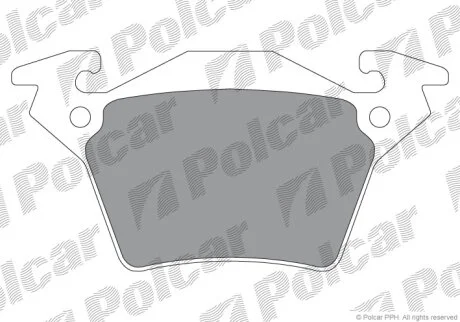 Гальмівні колодки Polcar IE141284