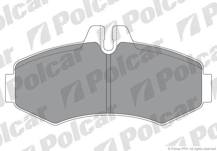 Тормозные колодки Polcar IE141288 (фото 1)