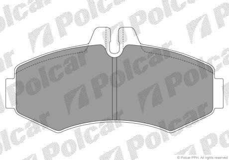 Гальмівні колодки Polcar IE141288