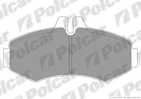 Тормозные колодки Polcar IE141288