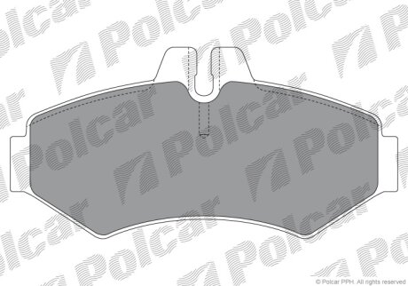 Гальмівні колодки Polcar IE141289