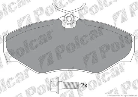 Тормозные колодки Polcar IE141315-701