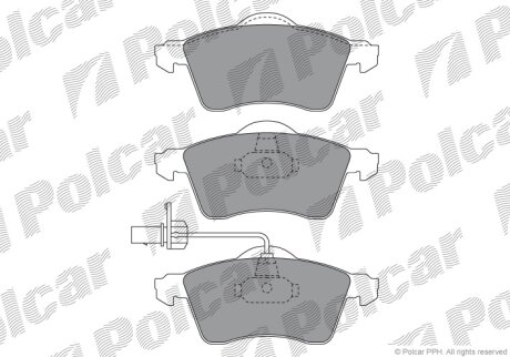 Гальмівні колодки Polcar IE141320