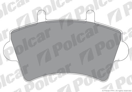 Гальмівні колодки Polcar IE141442