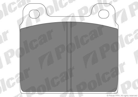 Гальмівні колодки Polcar IE180011