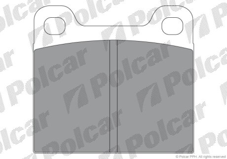 Гальмівні колодки Polcar IE180162