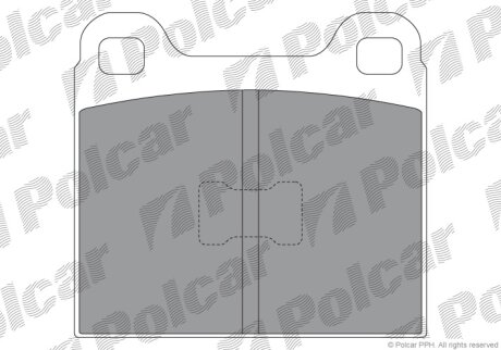 Тормозные колодки Polcar IE180169