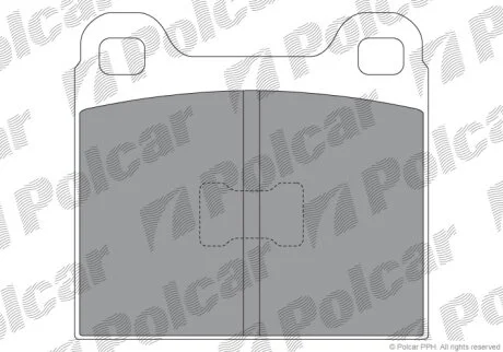 Тормозные колодки Polcar IE180169