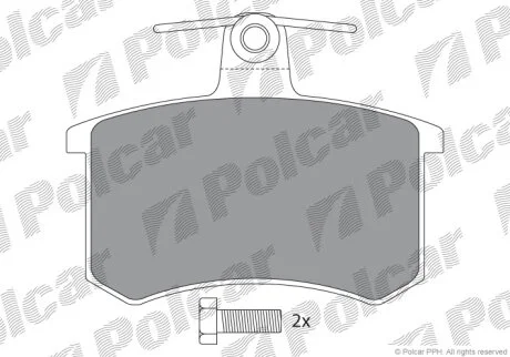 Гальмівні колодки Polcar IE180337-700