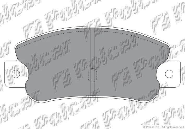 Гальмівні колодки Polcar IE180490 (фото 1)