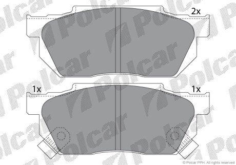 Тормозные колодки Polcar IE180494