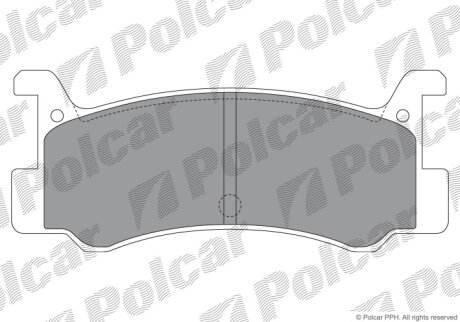 Тормозные колодки Polcar IE180621