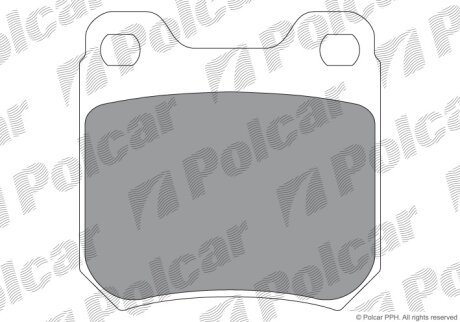 Гальмівні колодки Polcar IE180692