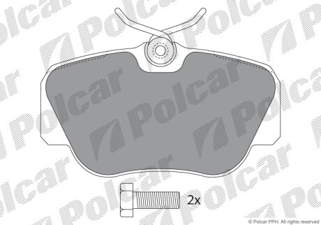 Тормозные колодки Polcar IE180745-700