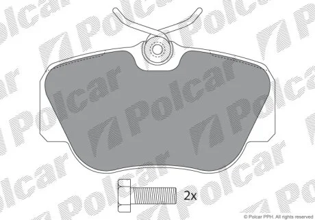 Тормозные колодки Polcar IE180745-700