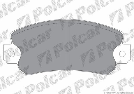 Тормозные колодки Polcar IE180838