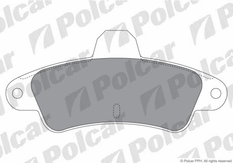 Гальмівні колодки Polcar IE180918