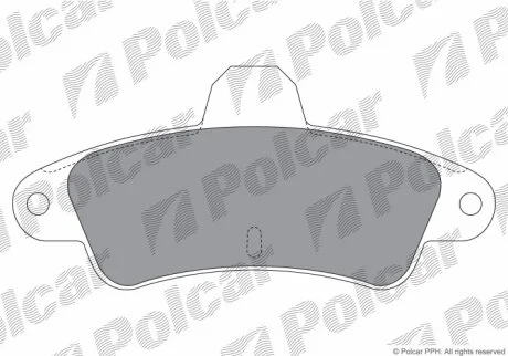 Тормозные колодки Polcar IE180918