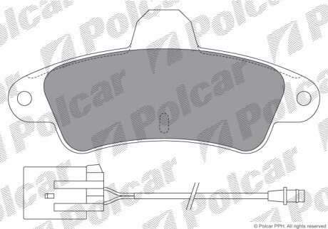 Тормозные колодки Polcar IE180919