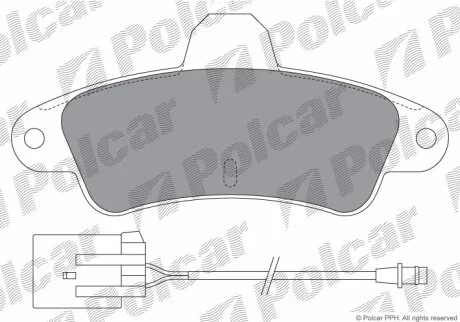Тормозные колодки Polcar IE180919